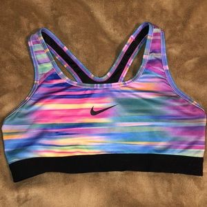 Nike rainbow sports bra